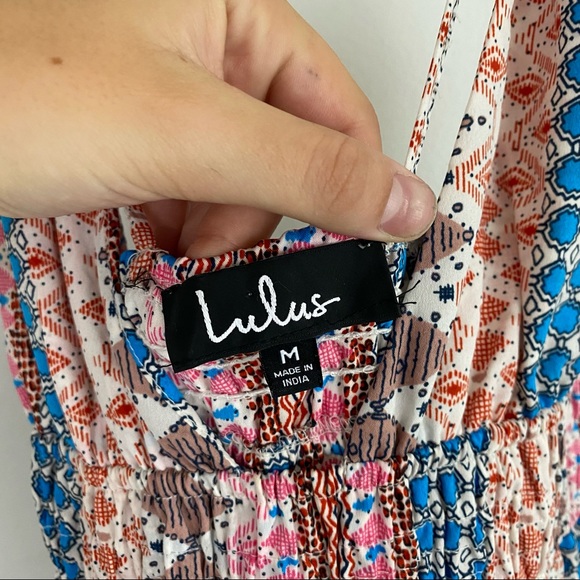 LULUS Maxin' Relaxin' Multi Print Maxi Dress - Picture 5 of 7